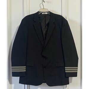 VINTAGE AIRLINE CAPTAINS PILOT UNIFORM Jacket MURPHY & HARTELIUS 46R